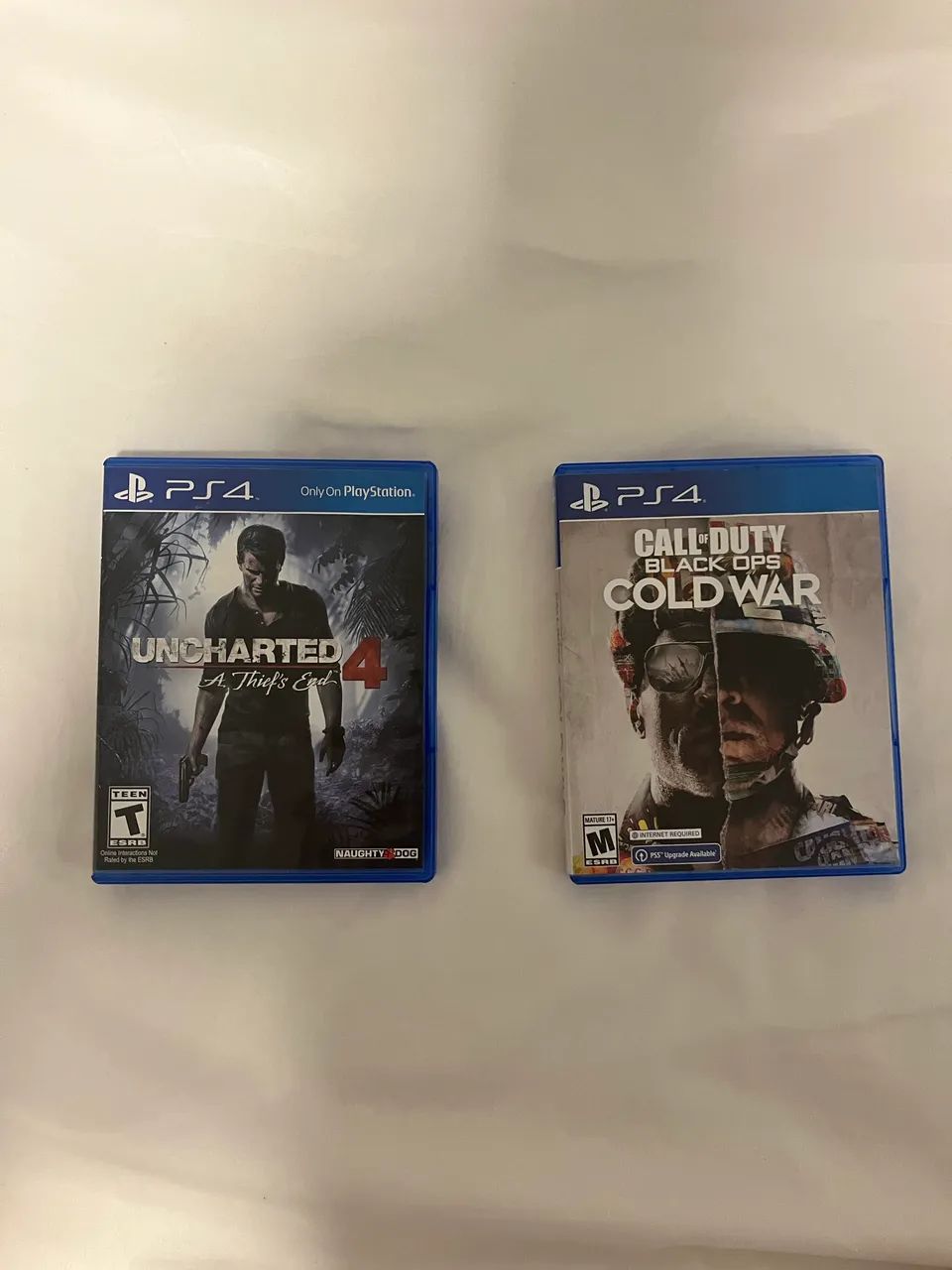 Uncharted 4 e Call of Duty Cold War 