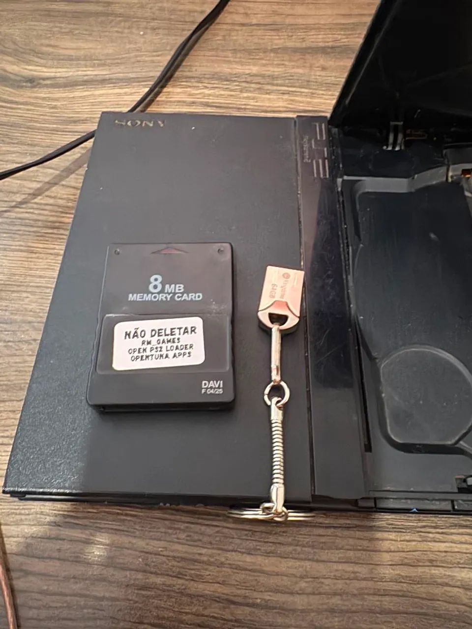 Ps2 completo (memory card com jogos) - Foto 2
