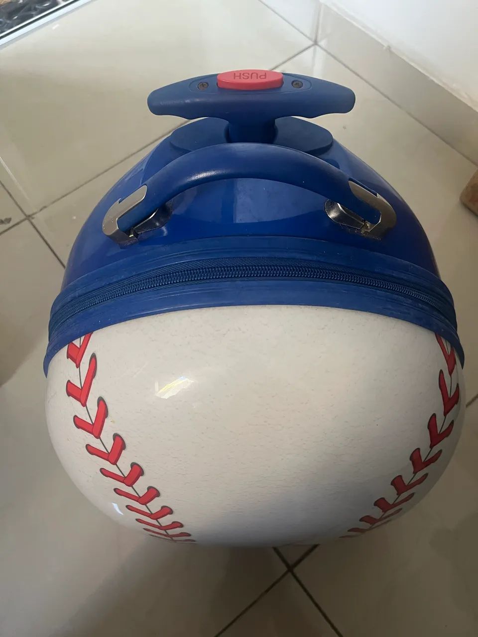 Mala infantil em forma de bola de baseball  - Foto 4
