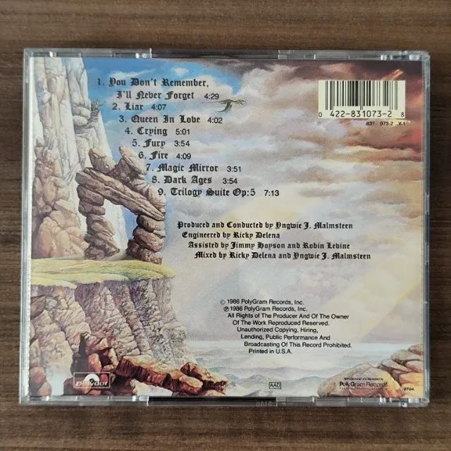 CD Yngwie J. Malmsteen - Trilogy *importado EUA - Foto 2