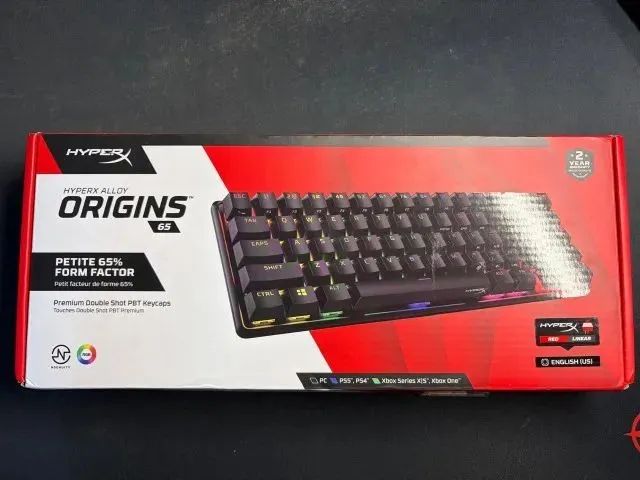 Teclado HyperX Alloy Origins 65 RGB - Completo com caixa - Foto 4