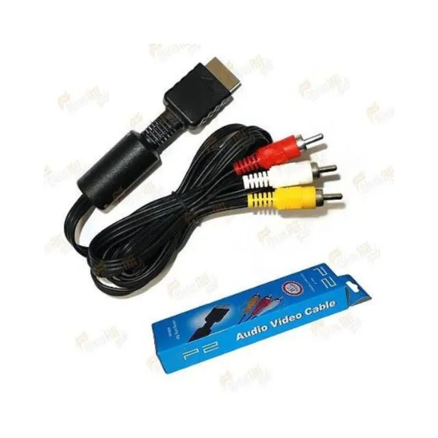 Cabo de Áudio e Vídeo AV RCA para Consola PlayStation 2 / PS2 / PS3 - Foto 3