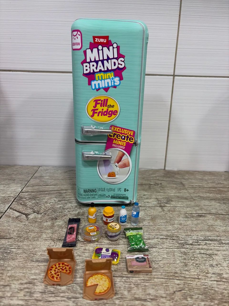 Geladeira da mini brands mais itens