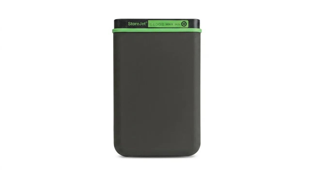 HD Exteno Transcend StoreJet 640GB Proteção Antiqueda Nível Militar Usado<br> - Foto 3