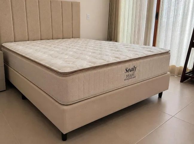 Cama Queen Sealy Miami molas ensacadas - Foto 2