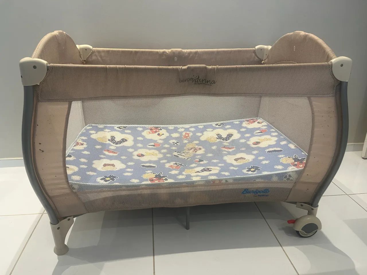 Berço Burigotto- cor bege completo  - Foto 5