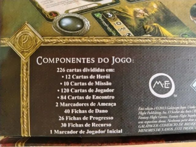 O Senhor dos Anéis CardGame - Jogo Completo da Galápagos - Foto 3