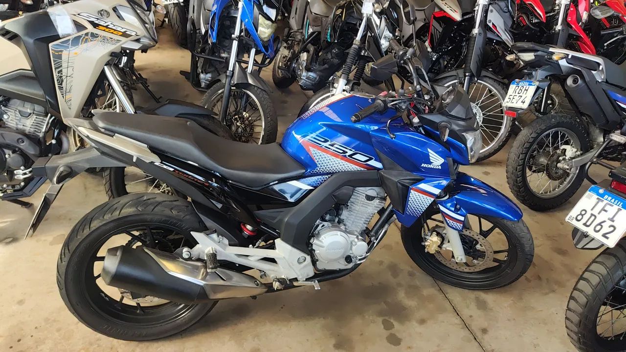 HONDA TWISTER 250 AZUL 2022 Shalon veículos Cariacica  - Foto 5
