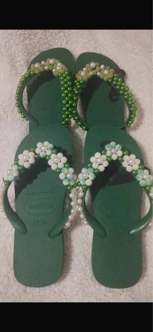Chinelo bordado  - Foto 2