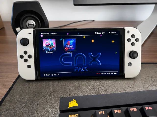 Nintendo Switch OLED DESBLOQUEADO completo + Pro Controller + SD