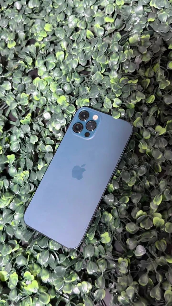 iPhone 12 Pro 256gb azul novinho - Celulares e Smartphones