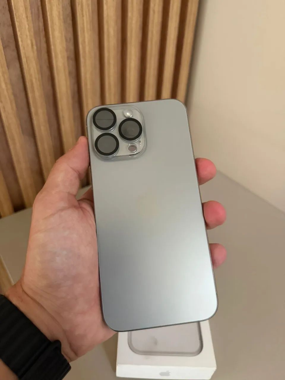 iPhone 15 Pro Max 256gb Natural Titanium - Celulares e Smartphones