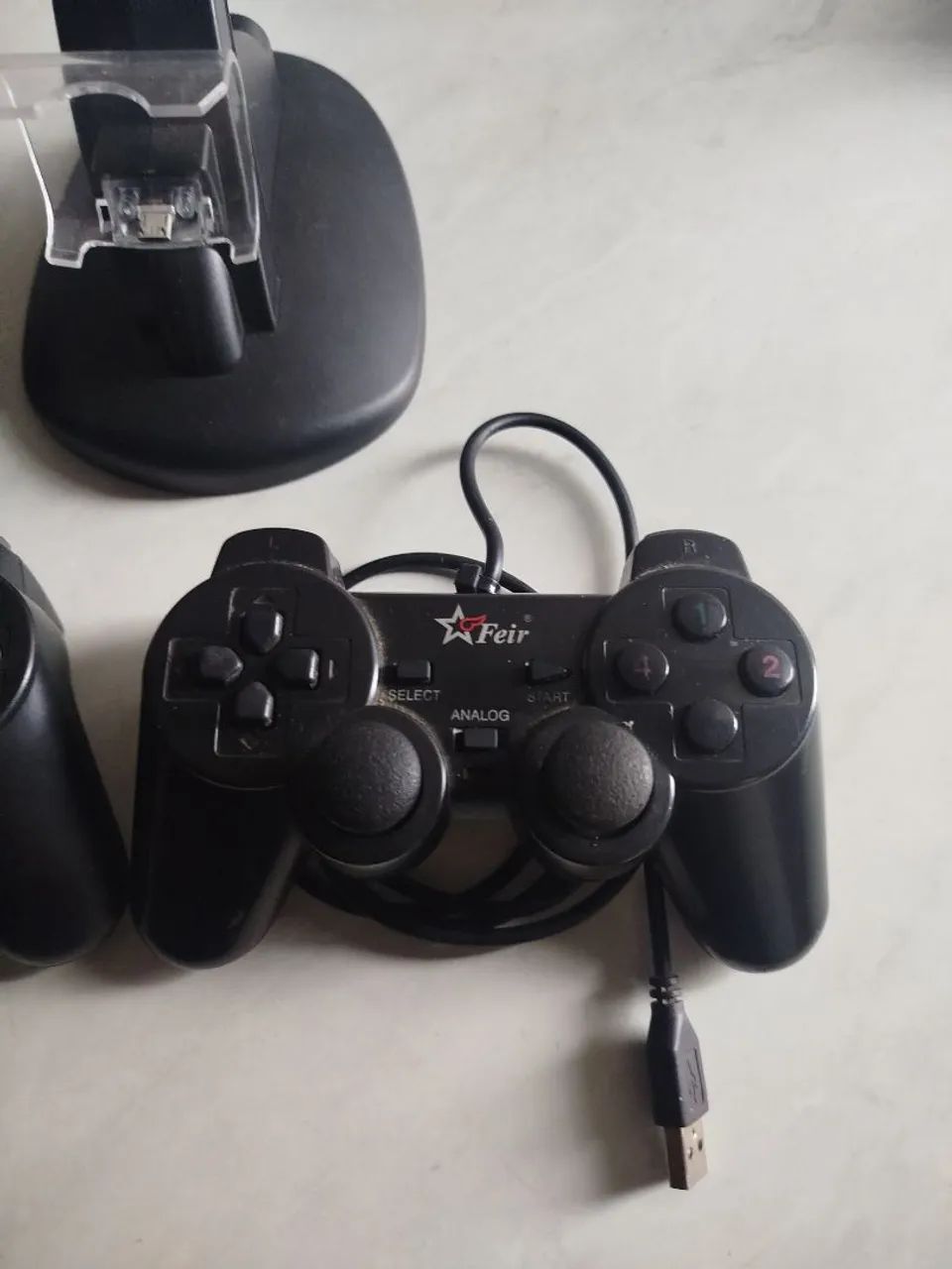  controles pc, ps2, ps1 e ps3 - Foto 2