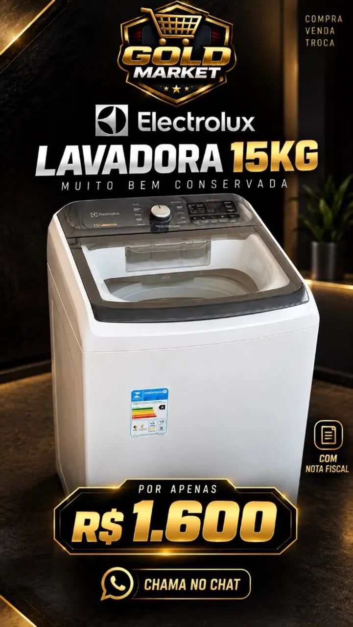 Vende se máquina de lavar 