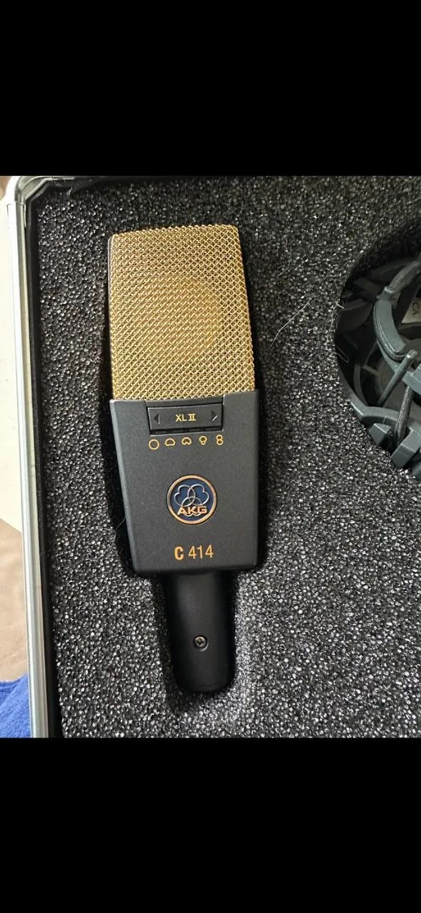 Microfone condensador AKG c414 xlii 