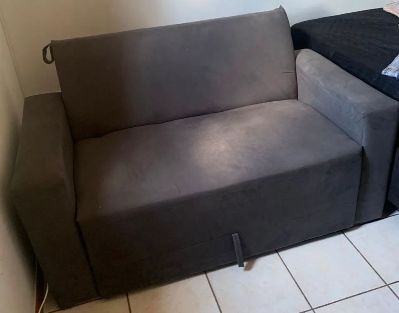 Sofá Cama Cinza NOVO DIRETO DA FABRICA