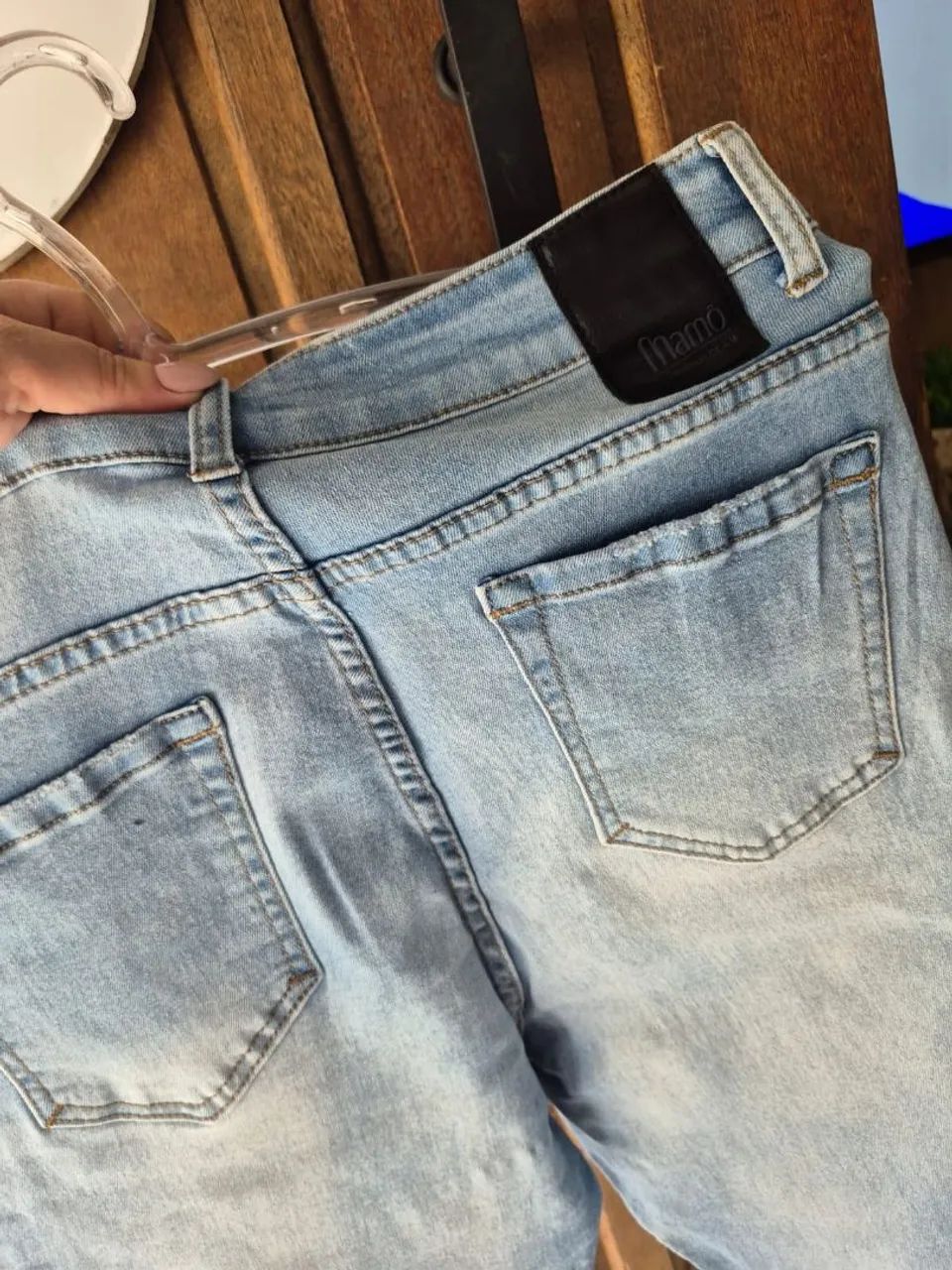 Calça jeans Mamô  - Foto 4