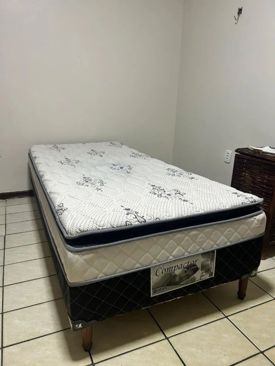 Cama Solteirão conjugada, linha Compactor Luxo - Allflex