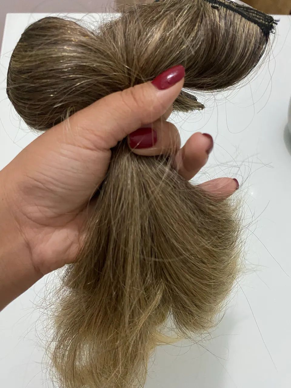 Cabelo humano 42 cm  - Foto 4