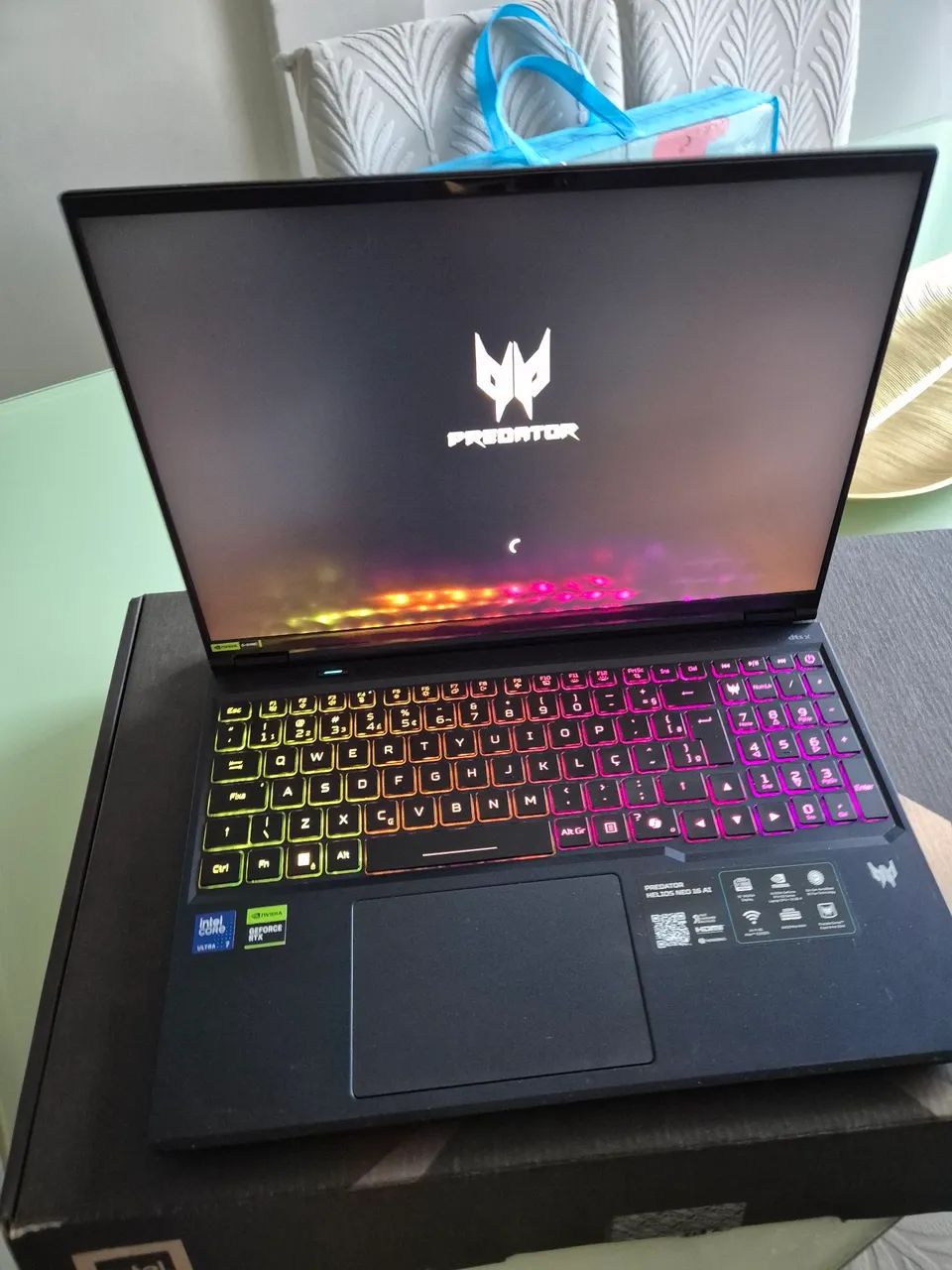 Notebook Predator Helios neo 16 Ai - 32gb RAM - RTX 5070 - Intel ultra 7 - Foto 4