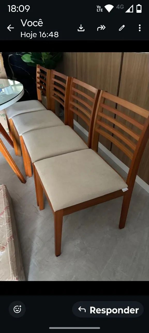 Mesa com 4 cadeiras - Foto 2