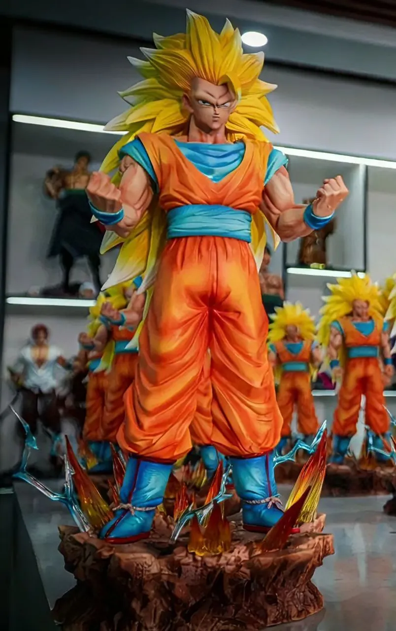 Dragon Ball Z Gotenks SSJ 3 JK PVC Action Figure - Peças e