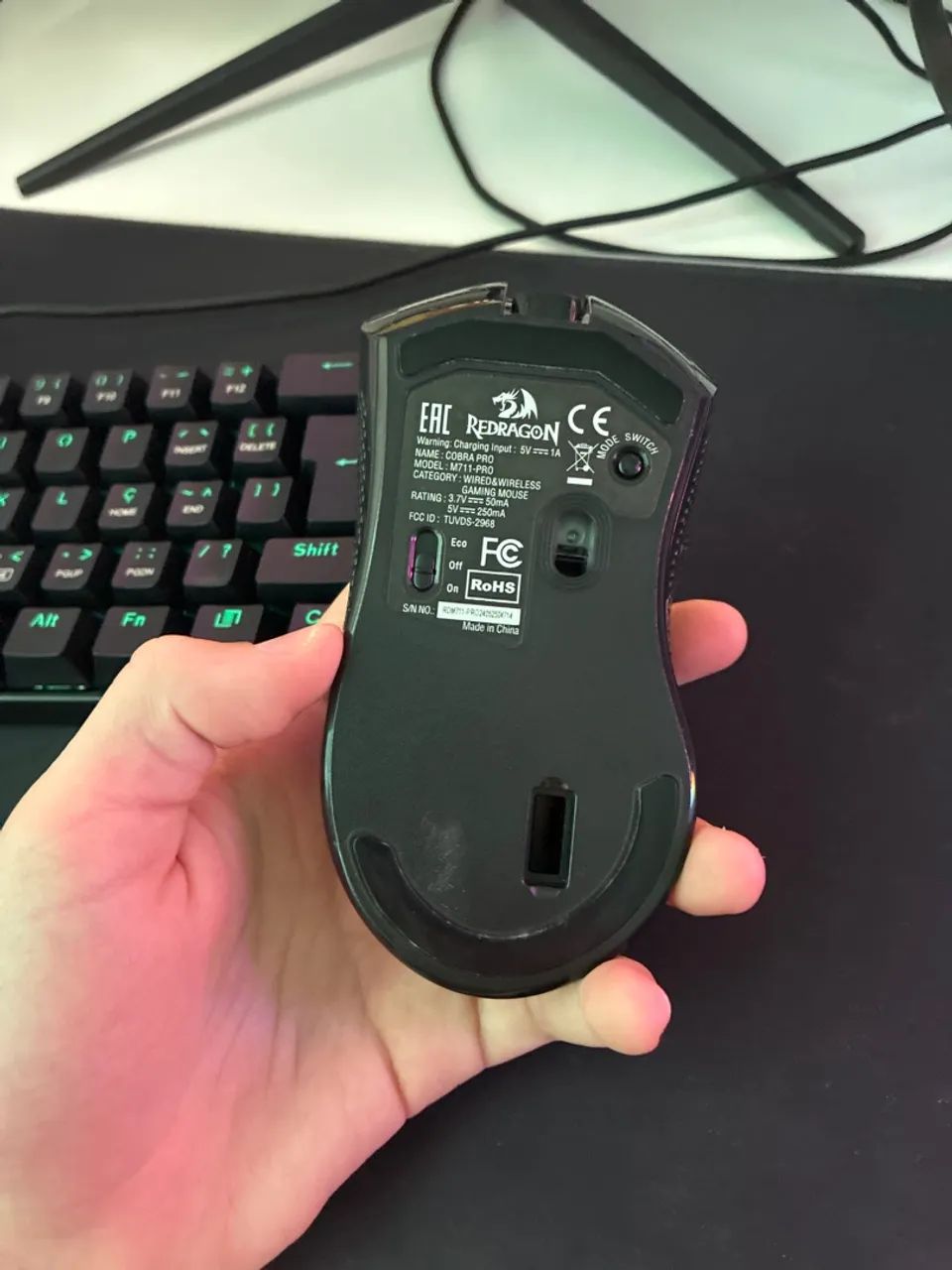 TECLADO E MOUSE REDRAGON ORIGINAL - Foto 5
