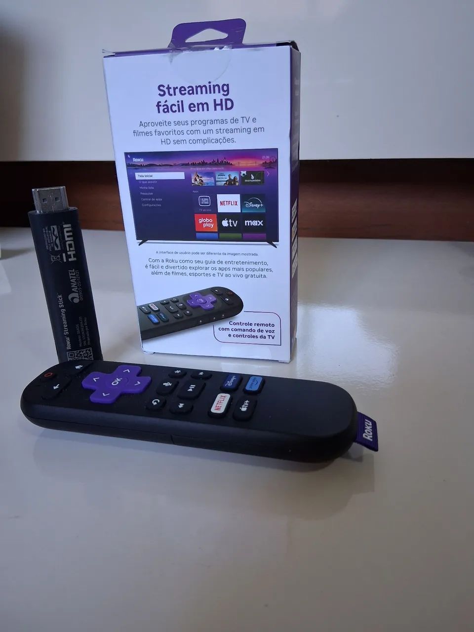 Roku Streaming Fire Stick 3840BR HD Bluetooth Wi-fi Dual Band<br> - Foto 4