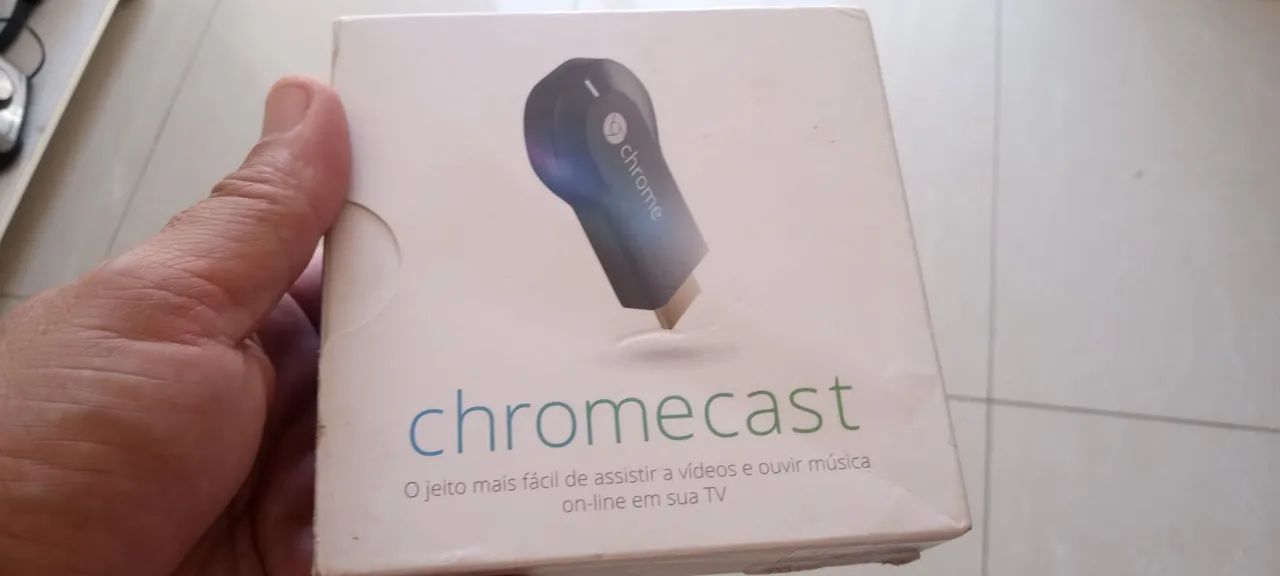 Chromecast 1th original Google na caixa usado  - Foto 3