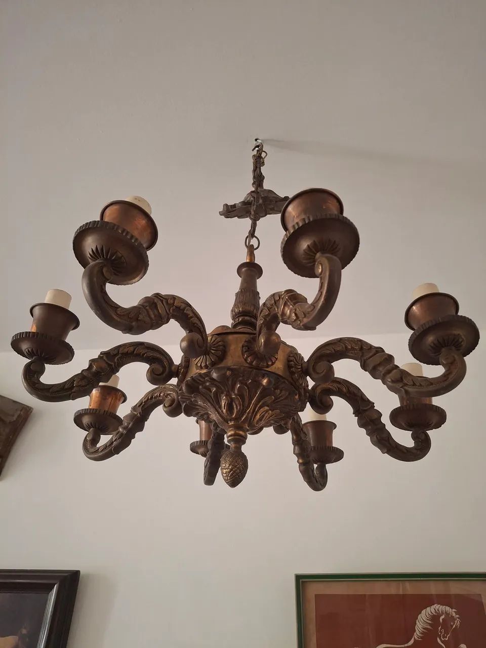 Lustre de bronze - Foto 2