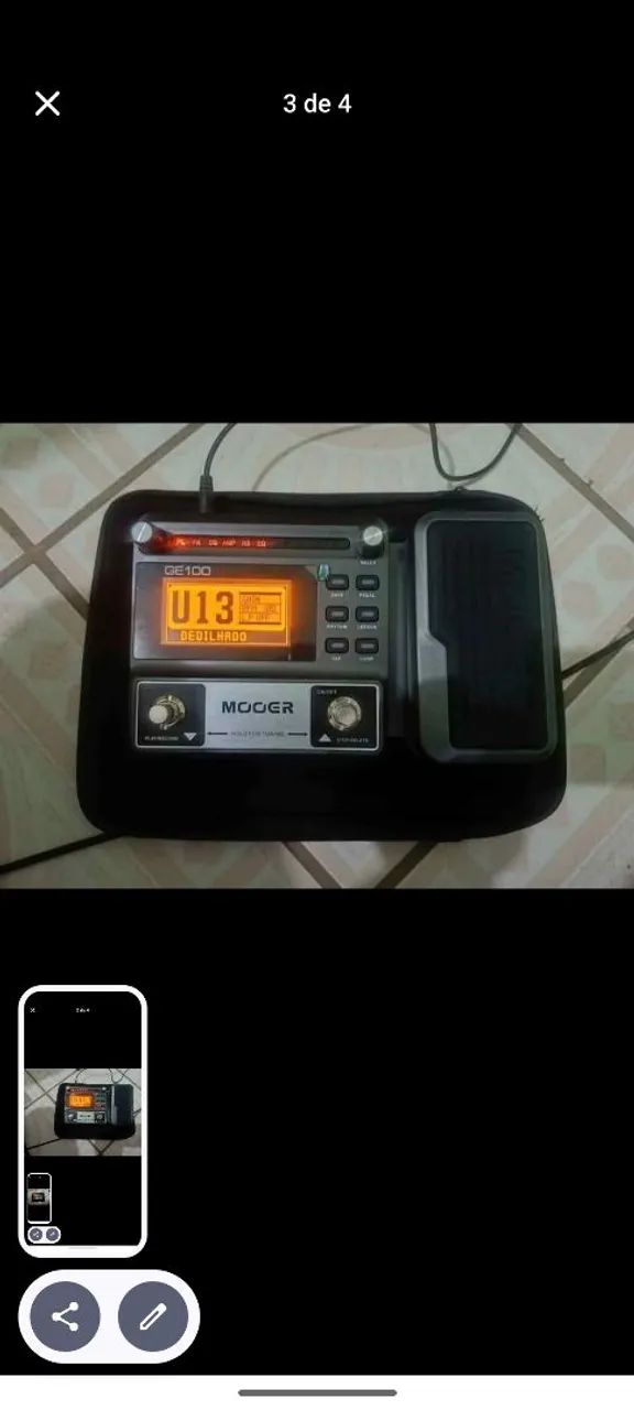 Pedaleira Mooer gê 100 - Foto 2