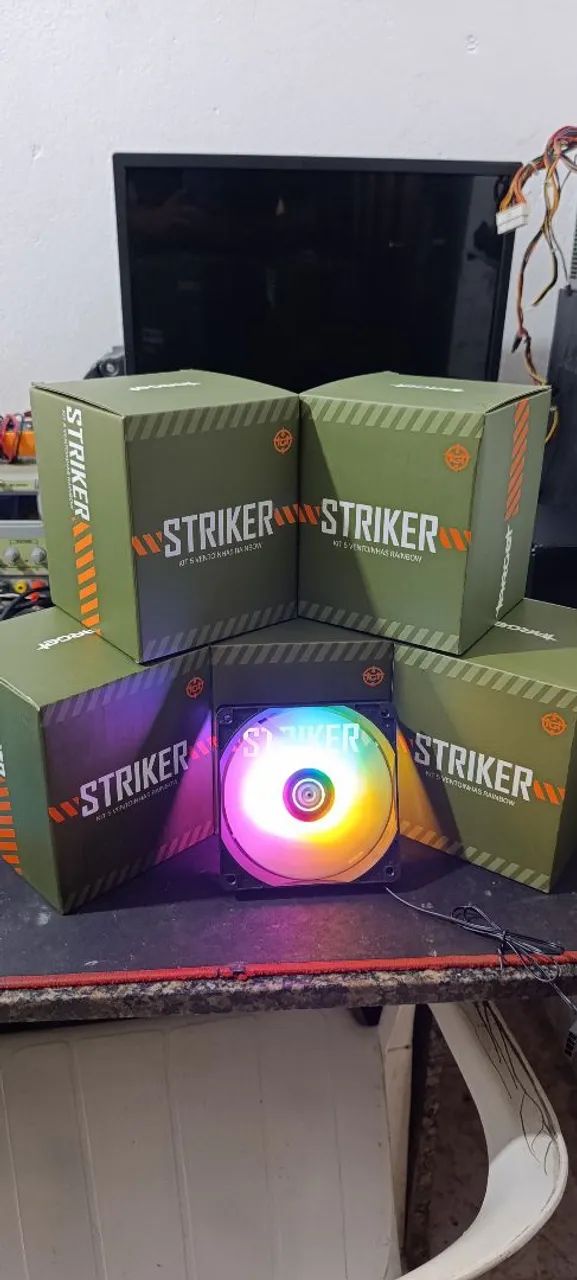 Kit de fans RGB C/instalação grátis!