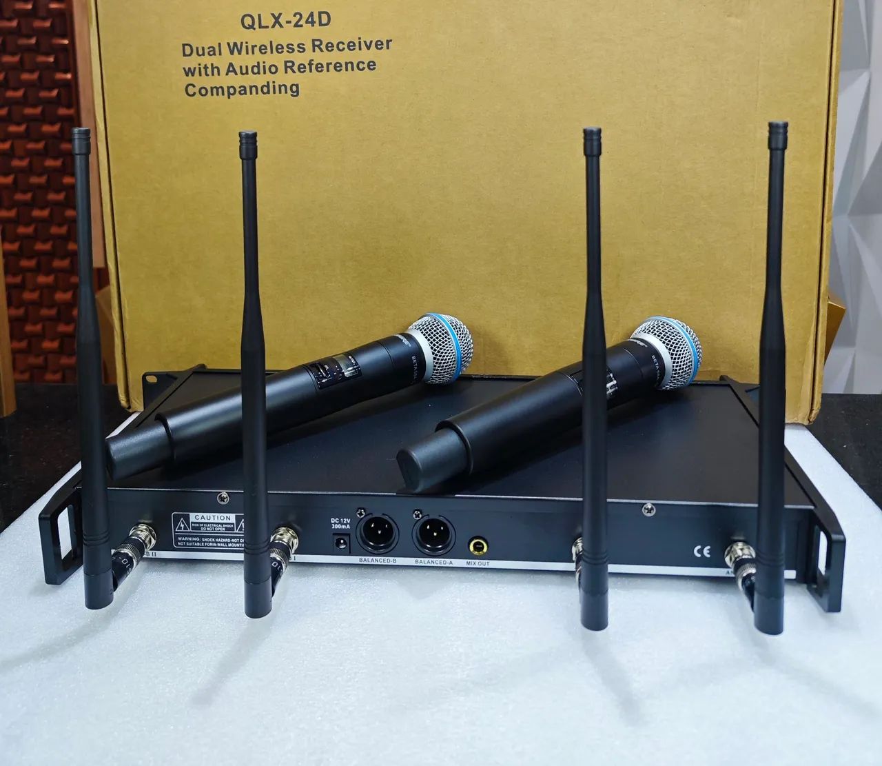 MICROFONE QLX-24D DUPLO PROFISSIONAL  - Foto 3