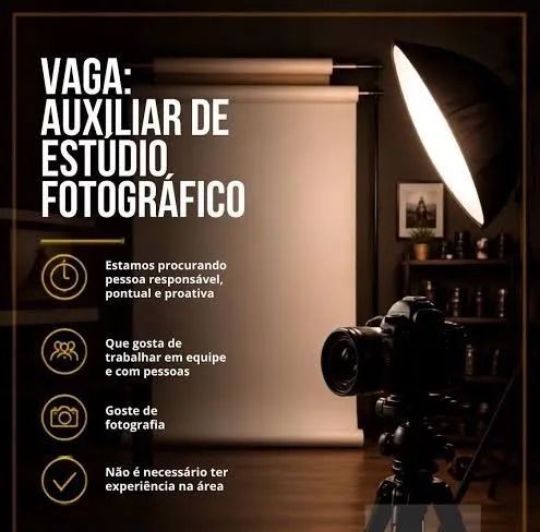 Auxiliar de Fotógrafo