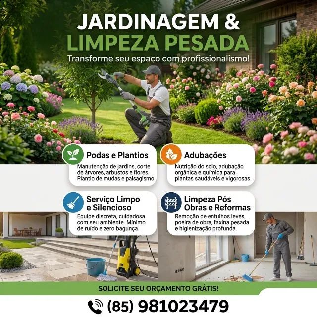 Jardinagem e Limpeza
