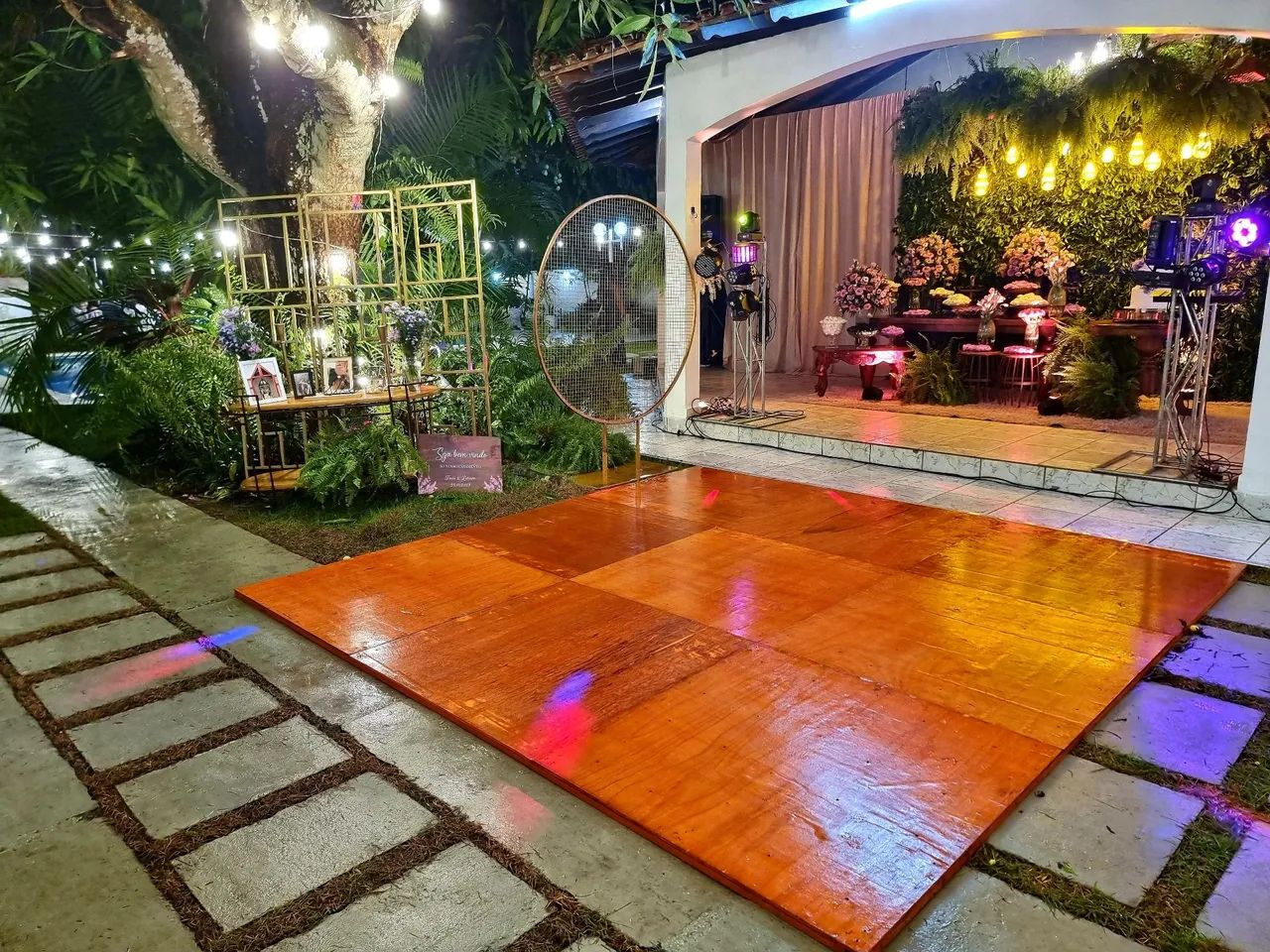 Iluminação e decoração de casamento  - Foto 6