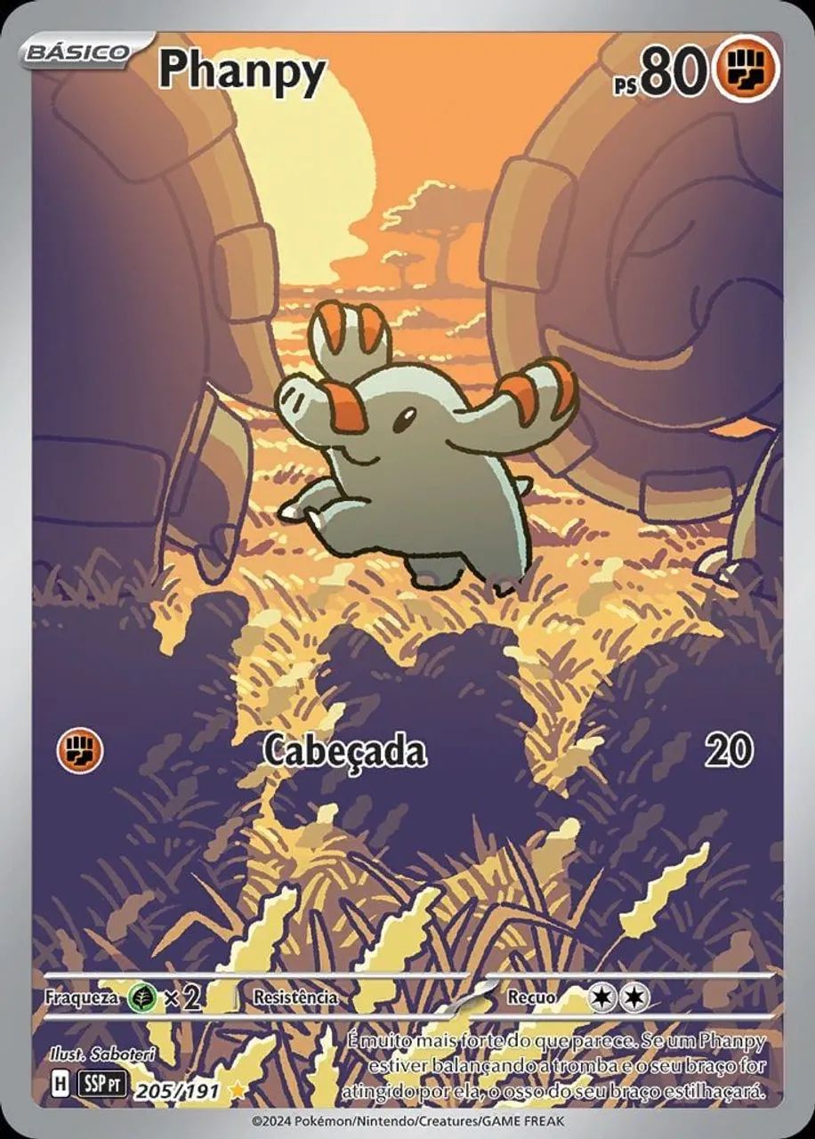 CARTA POKÉMON TCG - PHANPY (205/191)