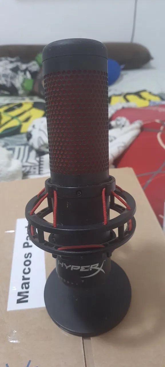 Microfone Condensador Gamer HyperX QuadCast