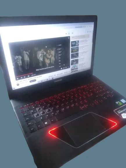 Notebook GAMER Odyssey i7 7th 12GbRam GTX1050Ti 4g SSD256+1tera TROCO COM S23 ULTRA P CIMA - Foto 4