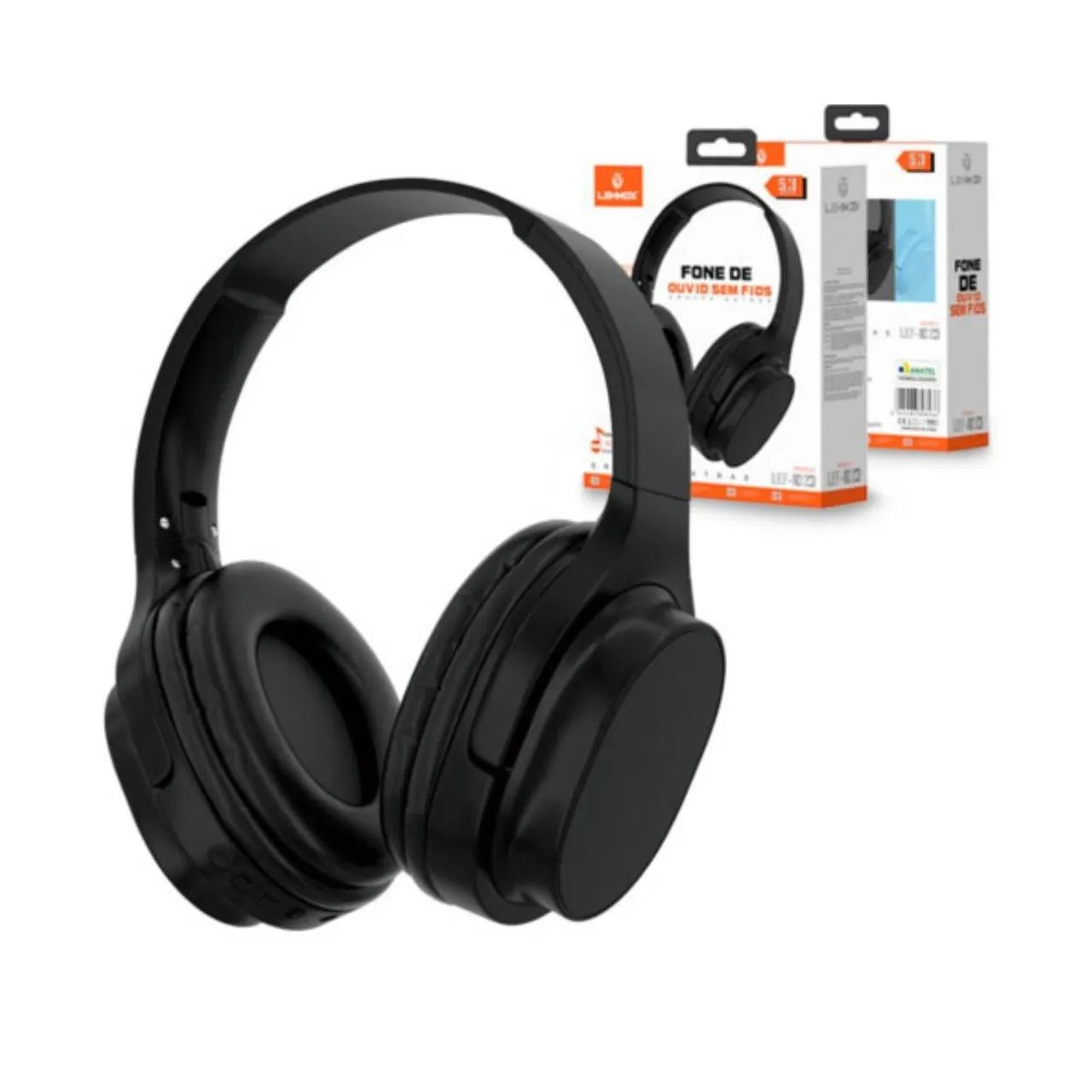 Fone bluetooth Preto Lehmox  - Foto 3
