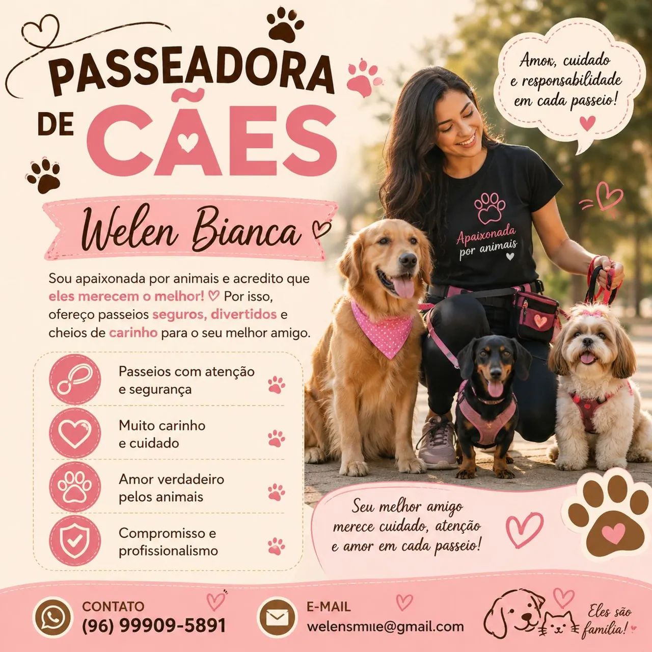 Passeadora de cães 
