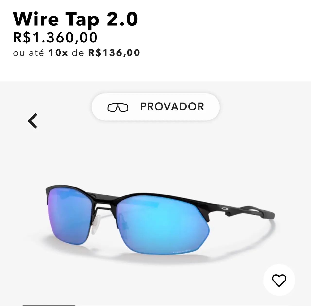 Wire Tap 2.0 ÓCULOS ORIGINAL Oakley Valor Negociável 
