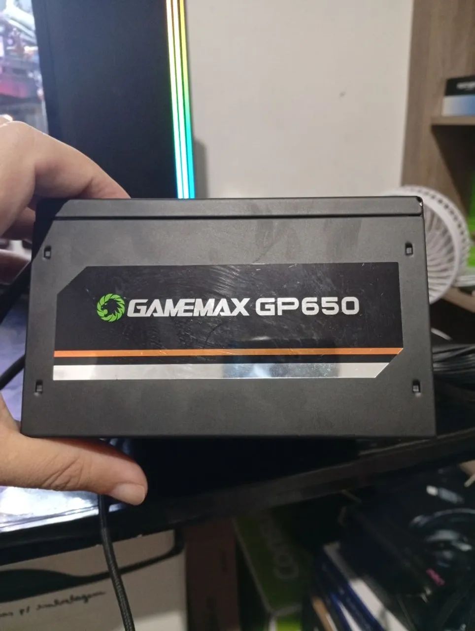 Fonte PC 650w gamemax 80 plus bronze 