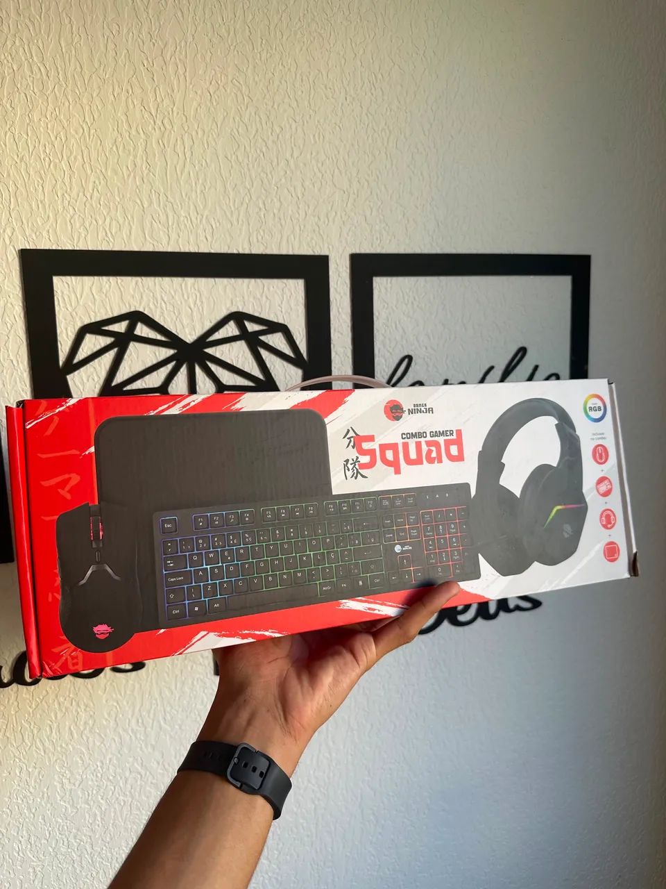 Combo gamer 4 em 1 - Teclado, mouse, headset e mousepad - Foto 4