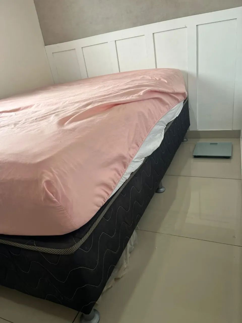 Vendo cama box casal usado em bom estado - Foto 5