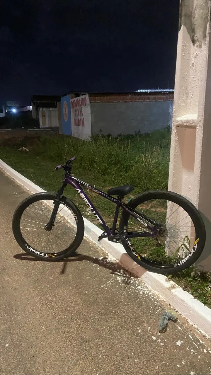 Bicicleta absolute roxa- seminova - Foto 2