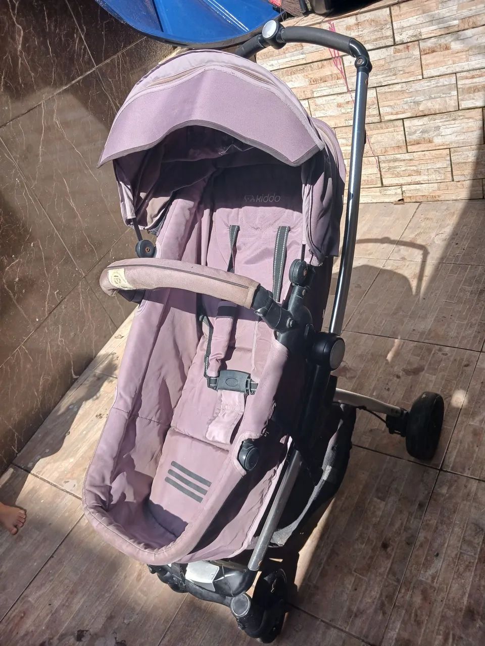Carrinho moises com bebê conforto marca kiddo aceito oferta  - Foto 4