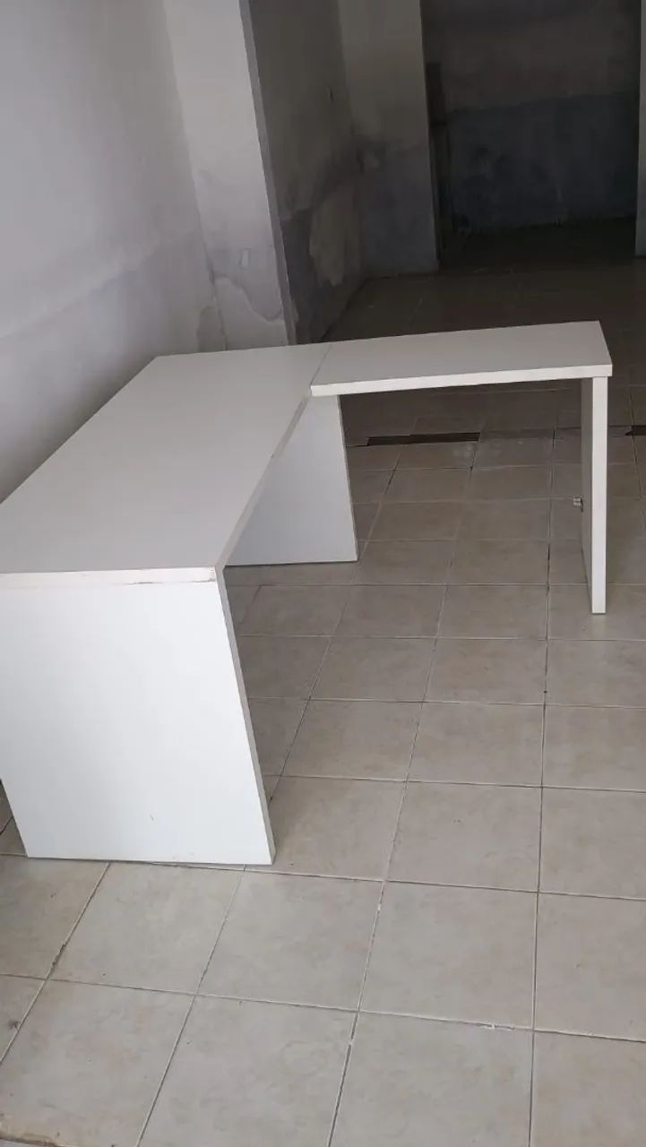 Mesa de Escritório Branca  - Foto 2