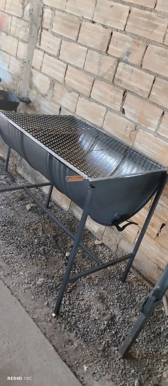 Churrasqueira de tambor 200 litros 