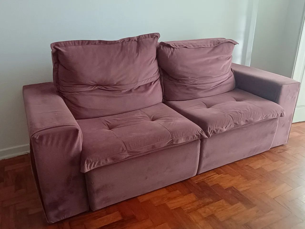 Vendo Sofá Retrátil e Reclinável usado r$ 400,00